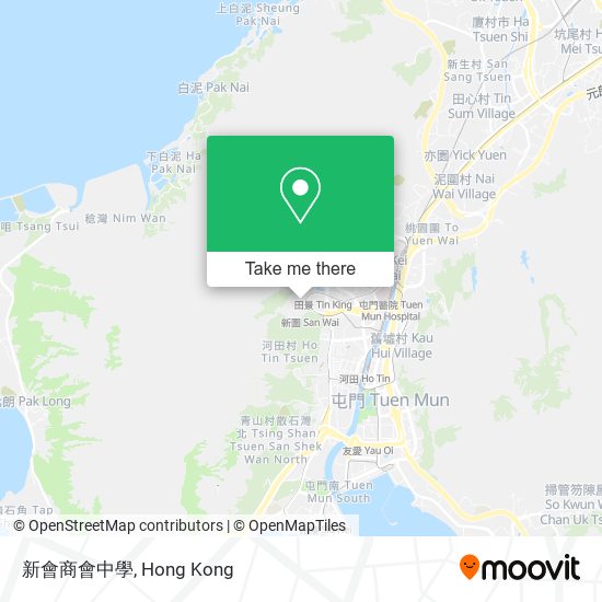新會商會中學 map