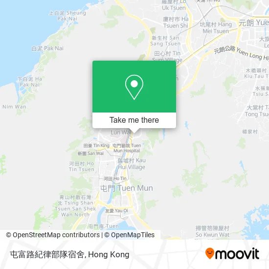 屯富路紀律部隊宿舍地圖