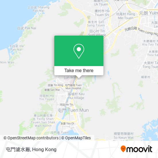 屯門濾水厰地圖