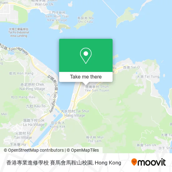 香港專業進修學校 賽馬會馬鞍山校園地圖