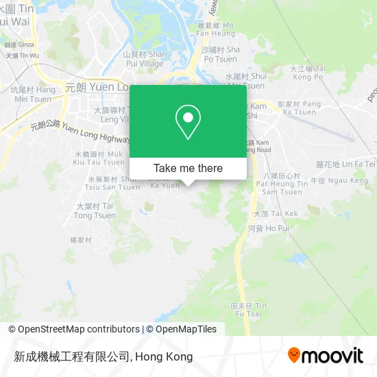 新成機械工程有限公司 map