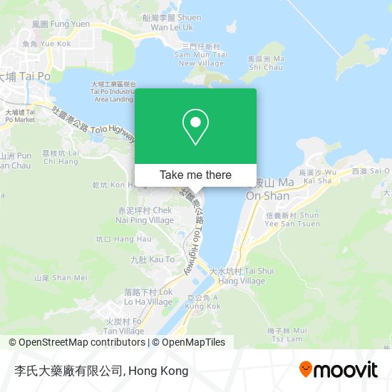 李氏大藥廠有限公司地圖