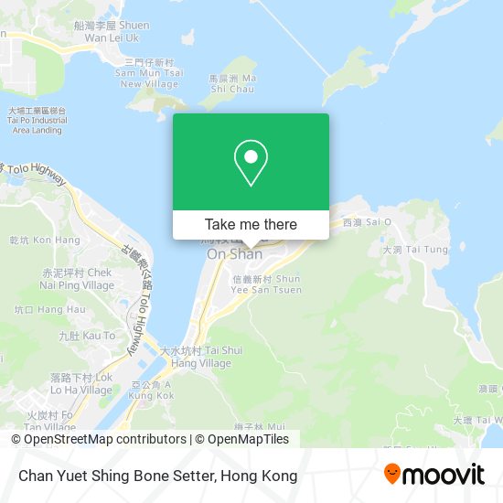 Chan Yuet Shing Bone Setter map