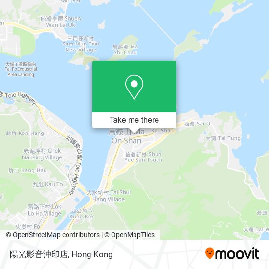 陽光影音沖印店 map