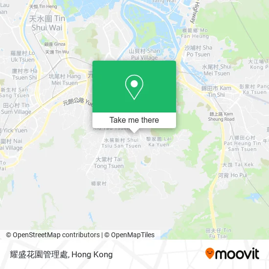 耀盛花園管理處地圖