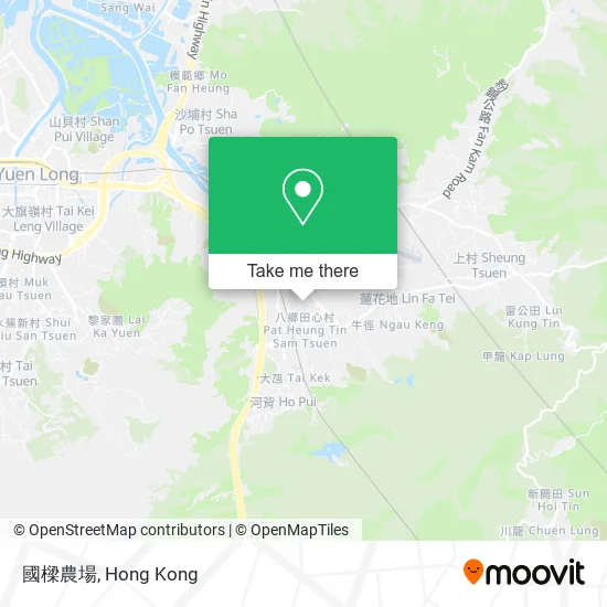 國樑農場 map