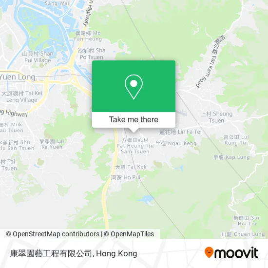 康翠園藝工程有限公司 map
