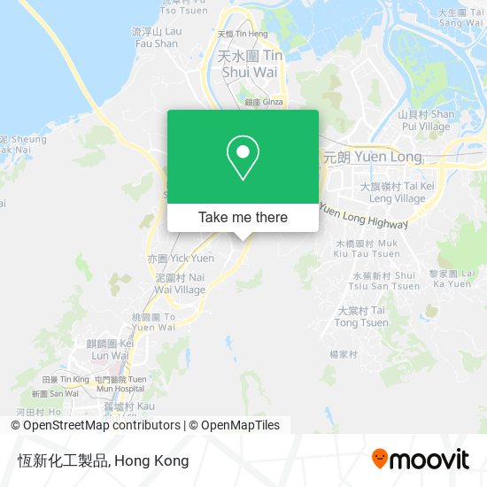 恆新化工製品 map