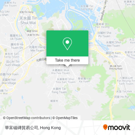 華富磁磚貿易公司 map