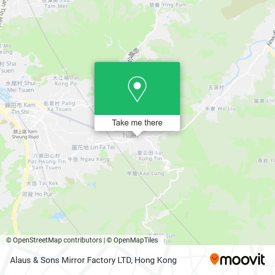 Alaus & Sons Mirror Factory LTD map