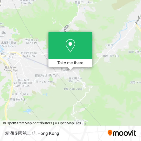 栢湖花園第二期 map