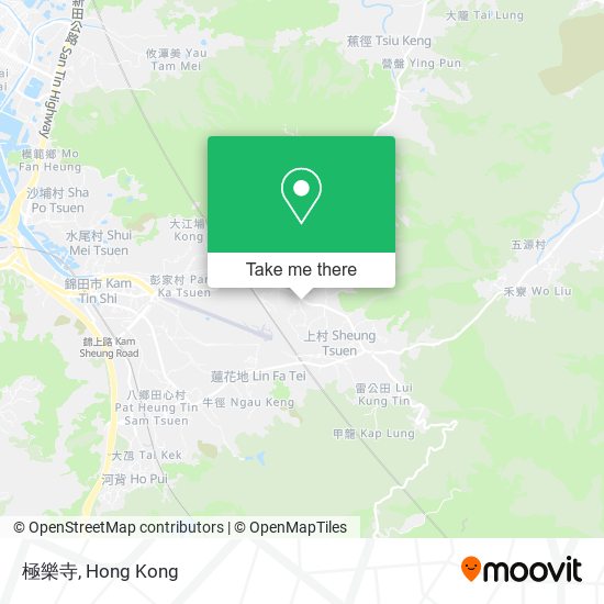 極樂寺 map