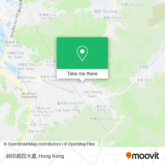 錦田戲院大廈地圖