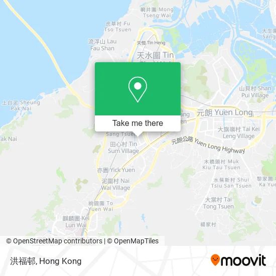 洪福邨地圖