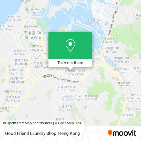 Good Friend Laundry Shop map