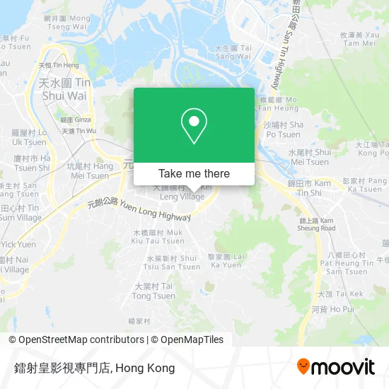 鐳射皇影視專門店地圖