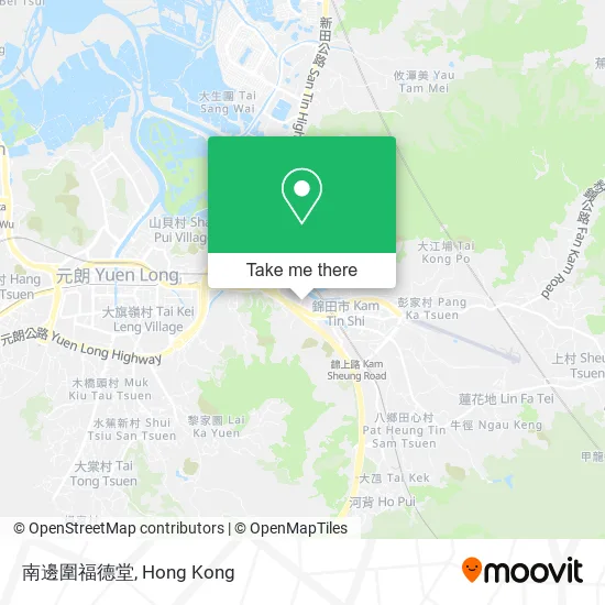 南邊圍福德堂地圖
