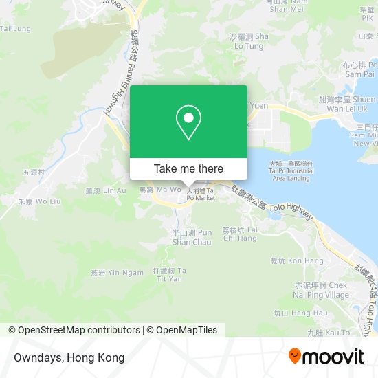 Owndays地圖