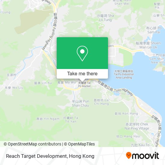 Reach Target Development map