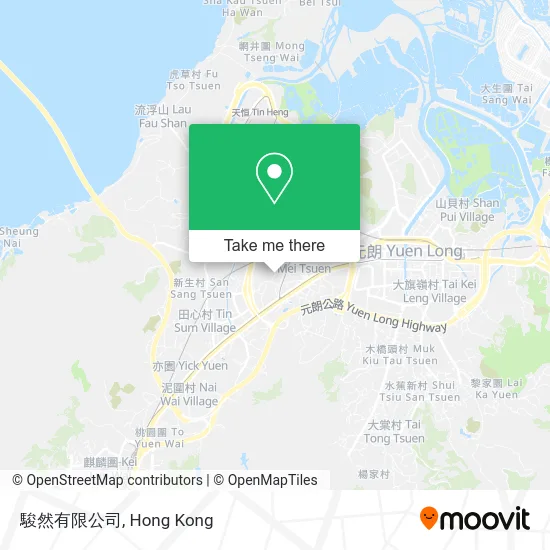 駿然有限公司 map