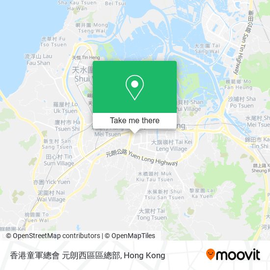 香港童軍總會 元朗西區區總部 map