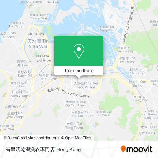 荷里活乾濕洗衣專門店 map