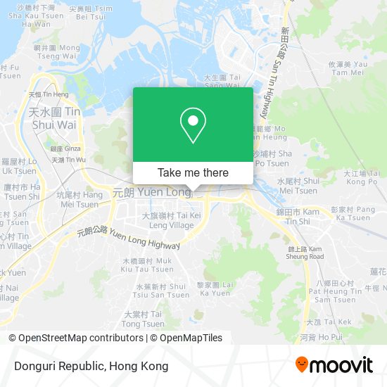 Donguri Republic map