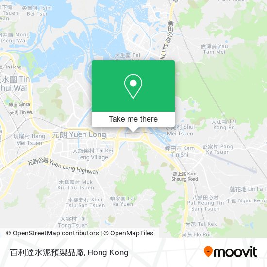 百利達水泥預製品廠地圖