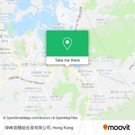 煒峰貨櫃組合屋有限公司地圖
