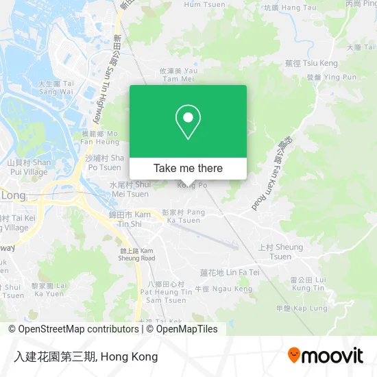 入建花園第三期 map