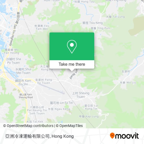 亞洲冷凍運輸有限公司 map