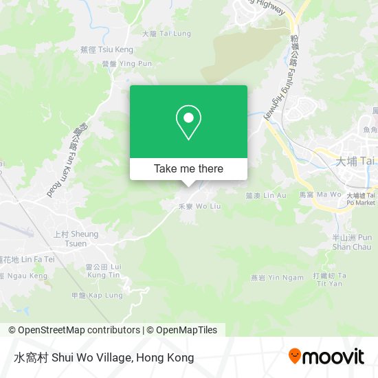 水窩村 Shui Wo Village map