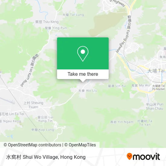 水窩村 Shui Wo Village map