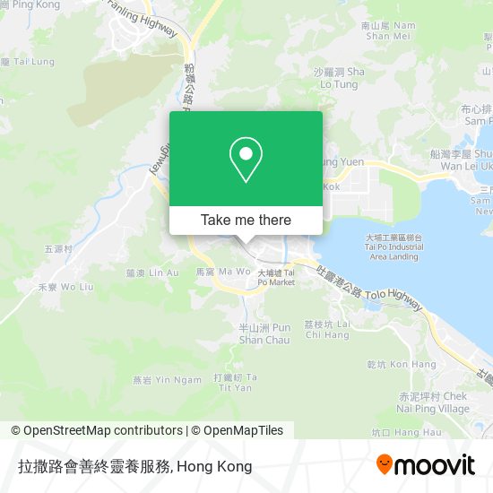 拉撒路會善終靈養服務 map