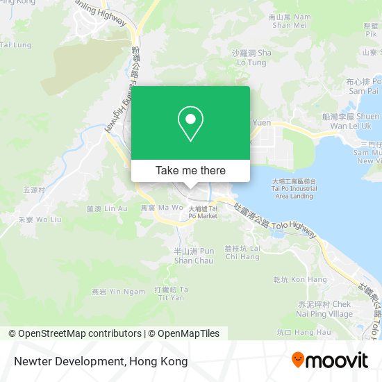 Newter Development map