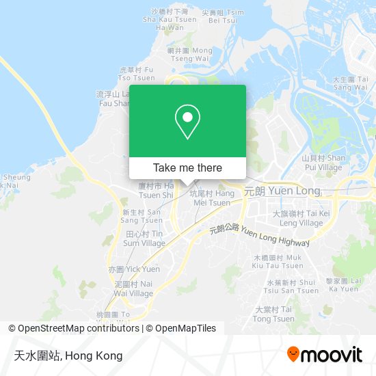 天水圍站 map