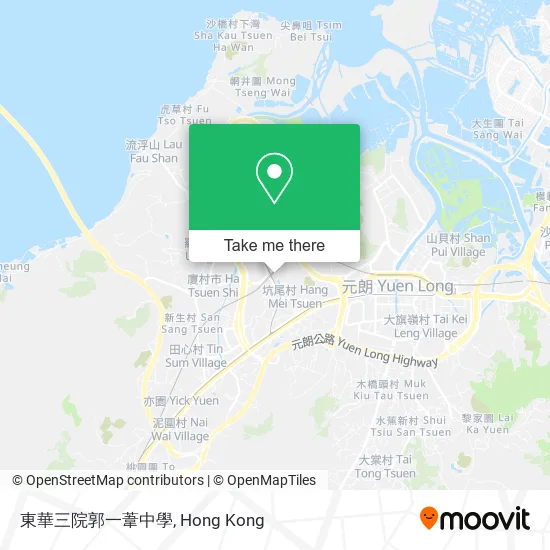 東華三院郭一葦中學地圖