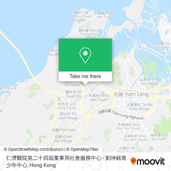 仁濟醫院第二十四屆董事局社會服務中心 - 劉坤銘青少年中心 map