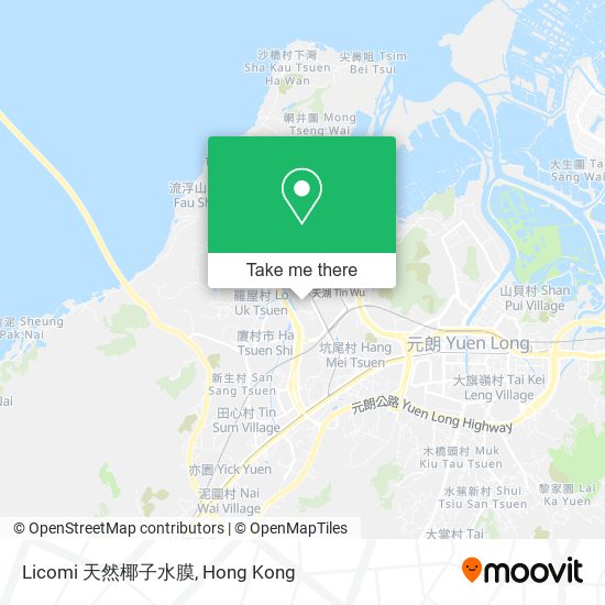 Licomi 天然椰子水膜 map