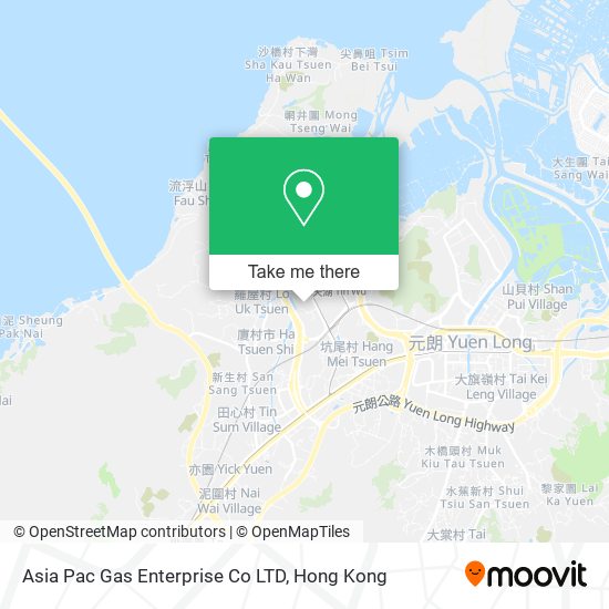 Asia Pac Gas Enterprise Co LTD map