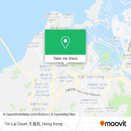 Tin Lai Court 天麗苑地圖