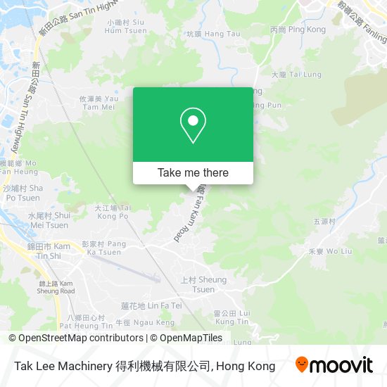 Tak Lee Machinery 得利機械有限公司 map