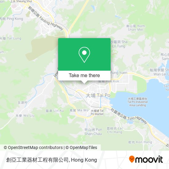 創亞工業器材工程有限公司 map