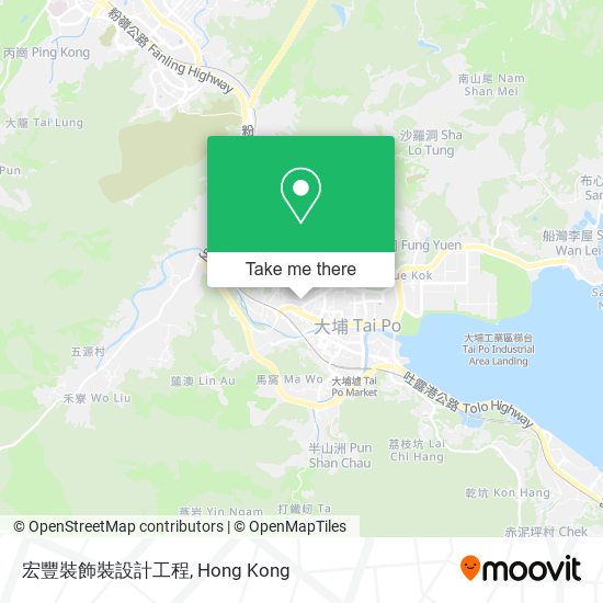 宏豐裝飾裝設計工程 map