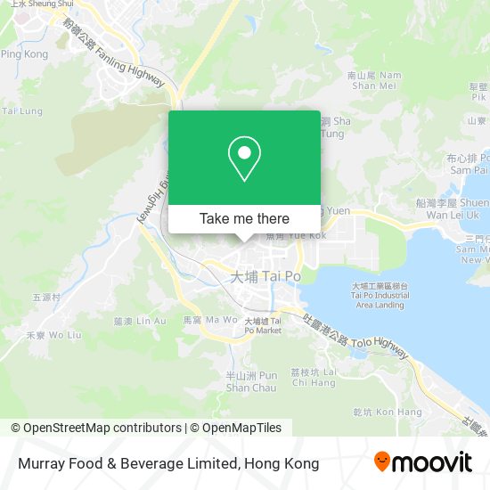 Murray Food & Beverage Limited map