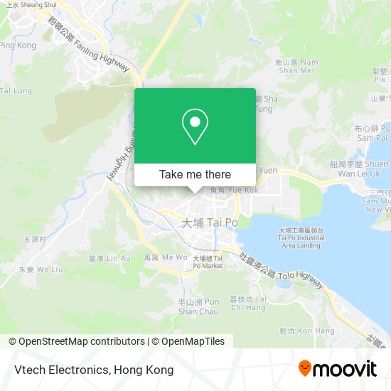 Vtech Electronics map