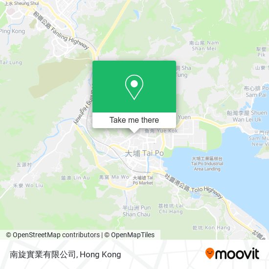 南旋實業有限公司 map