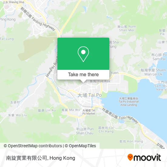 南旋實業有限公司 map