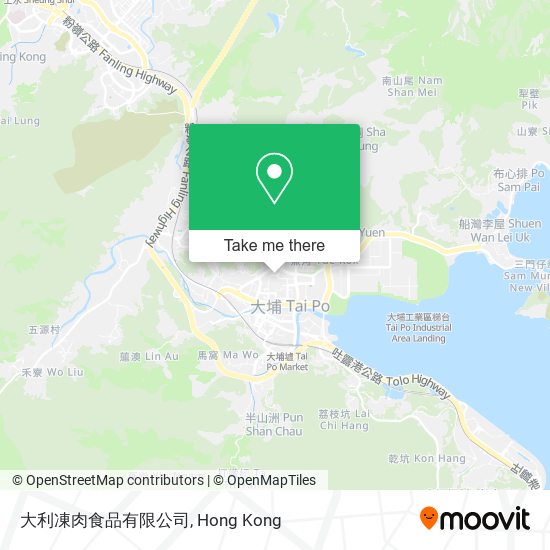 大利凍肉食品有限公司地圖
