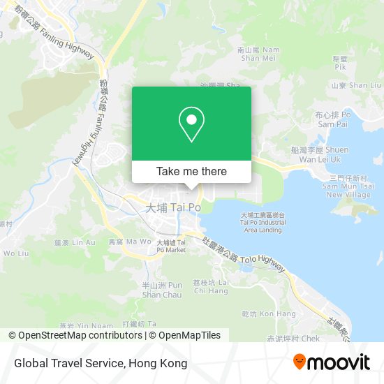 Global Travel Service map